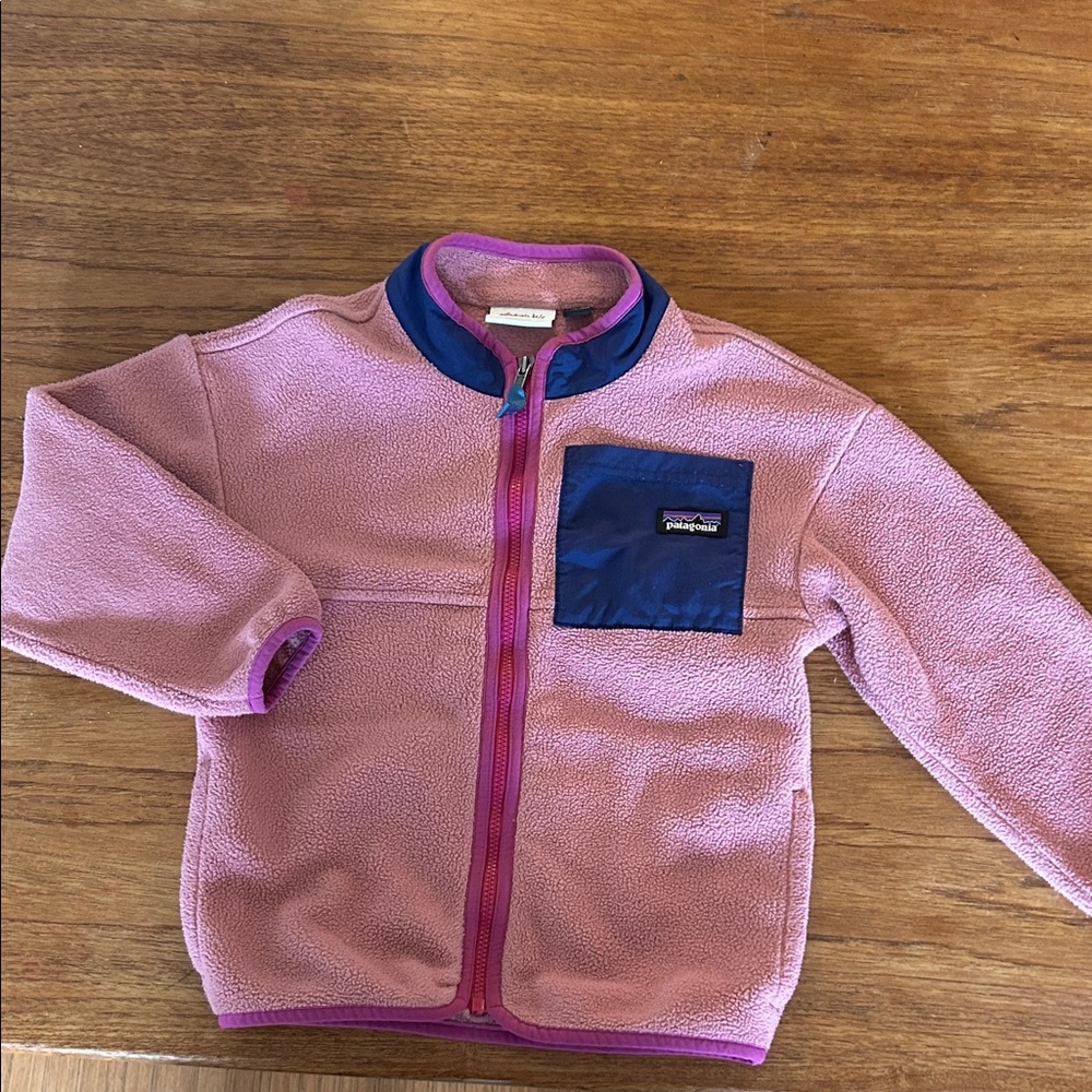 Patagonia fleece jacket girls 5T